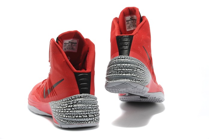 Nike presse Dates Hyperdunks 2013 Chaussures Hommes Rouge Noir 01 (2)